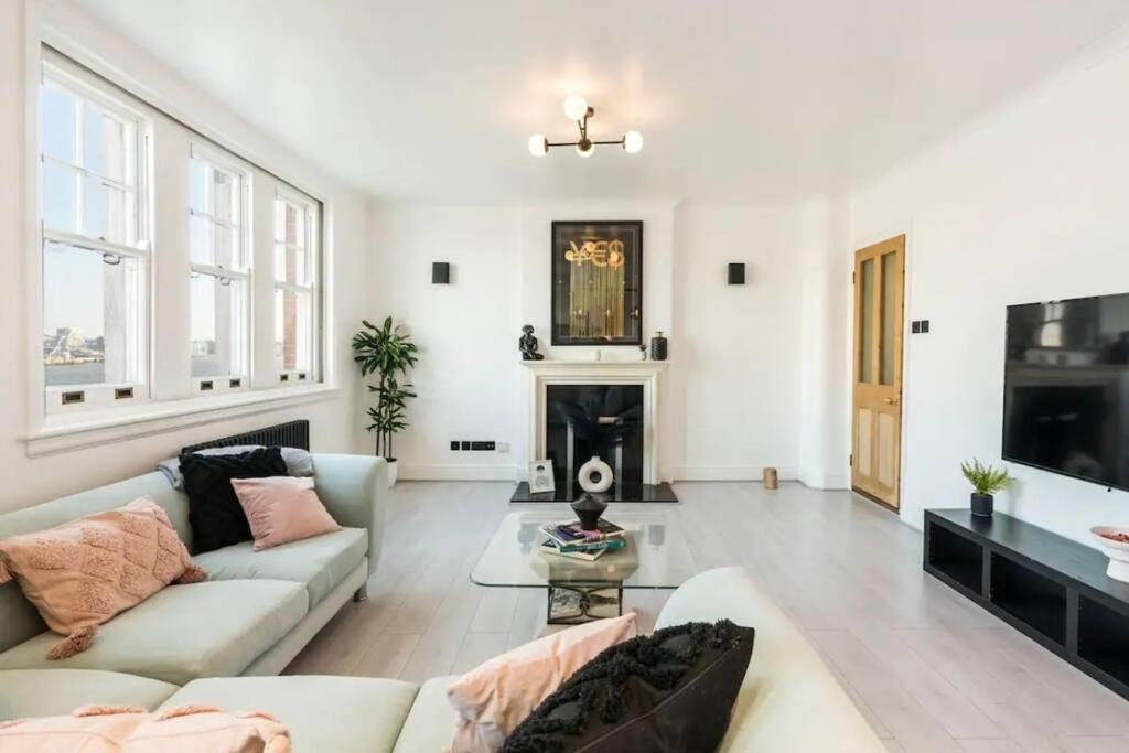 3 X Bedroom Riverside Flat With Hot Tub On Roof Terrace Londen Buitenkant foto