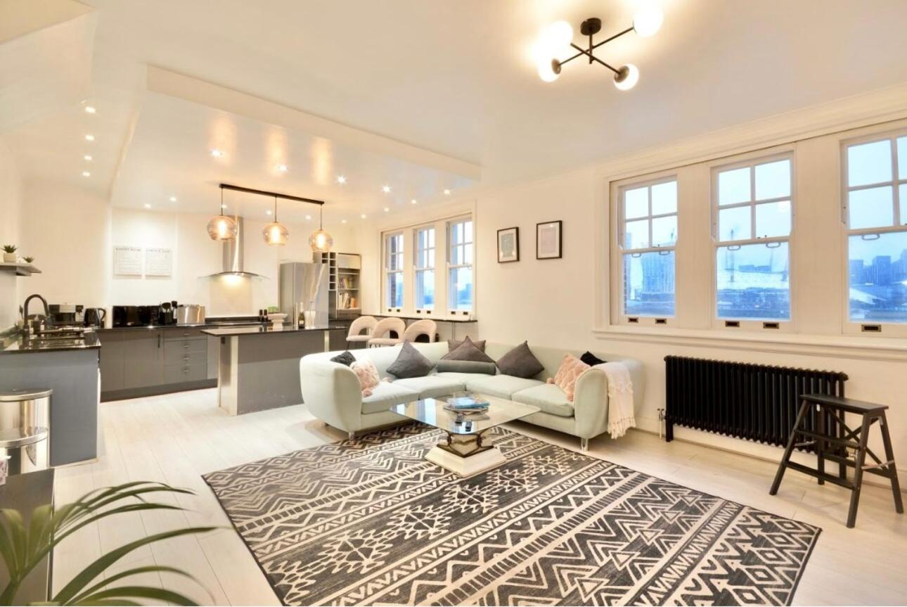 3 X Bedroom Riverside Flat With Hot Tub On Roof Terrace Londen Buitenkant foto