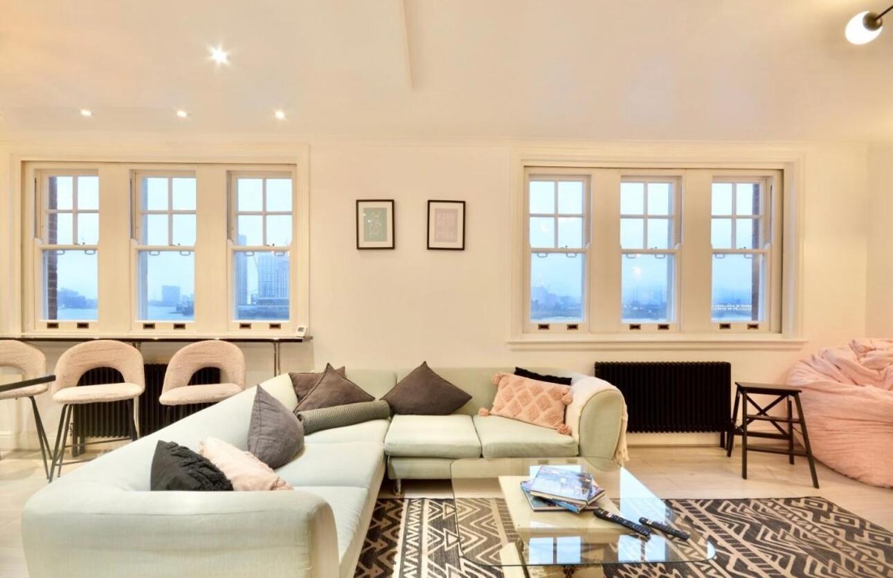 3 X Bedroom Riverside Flat With Hot Tub On Roof Terrace Londen Buitenkant foto